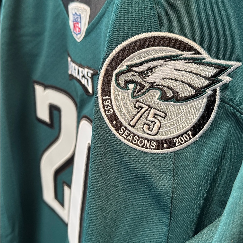 Brian Dawkins Philadelphia Eagles Mitchell & Ness 2007 Authentic Jersey - Green - Picture 5 of 7